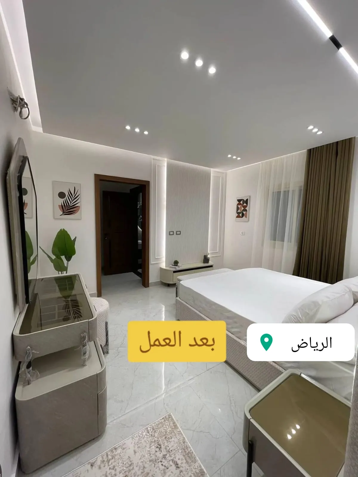 أسقف جبس بورد وتشطيب دهانات متكامل